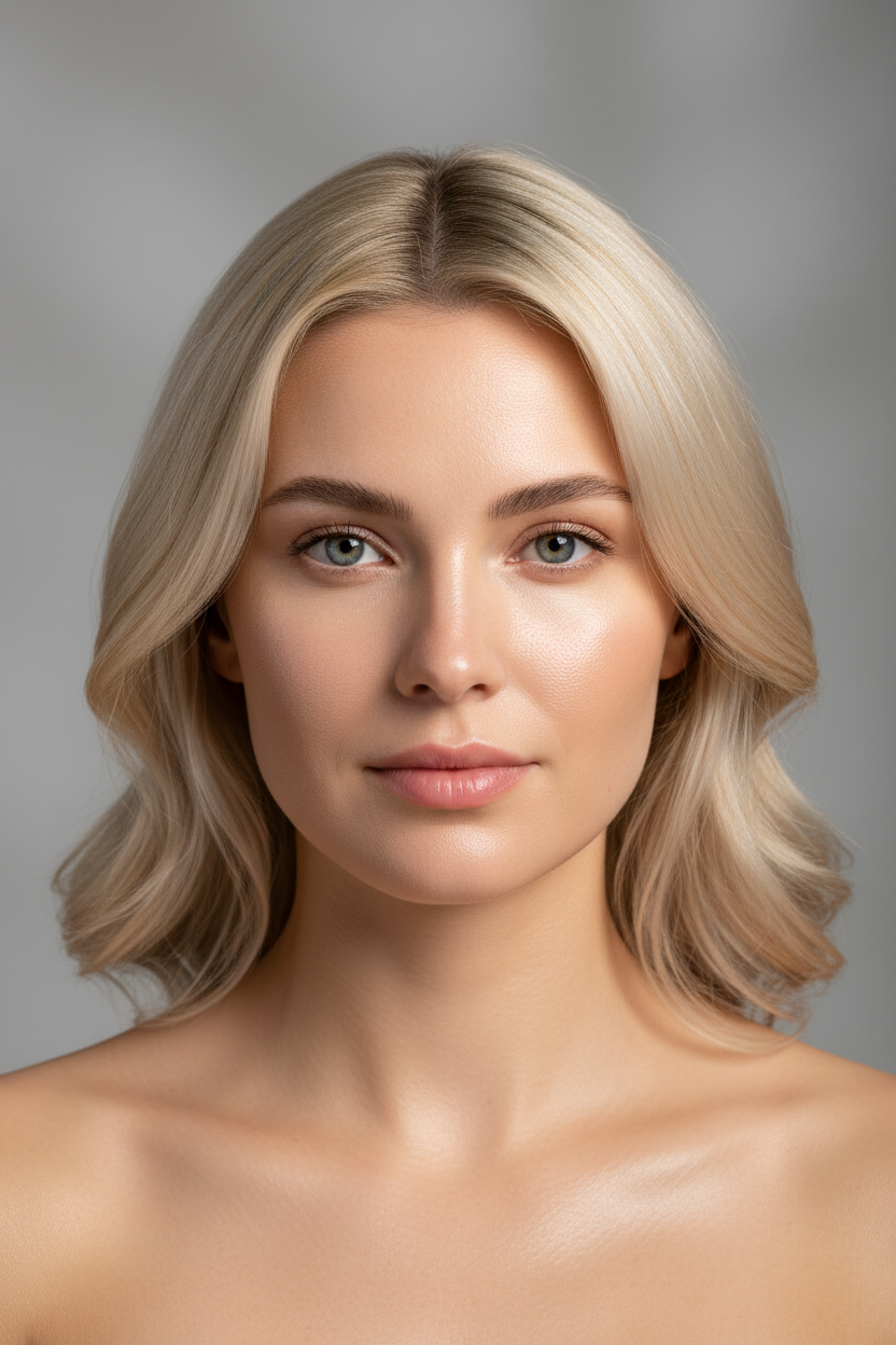 After treatment - same woman